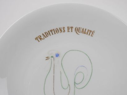 Jean COCTEAU (1889–1963), made in LIMOGES.
Rooster...