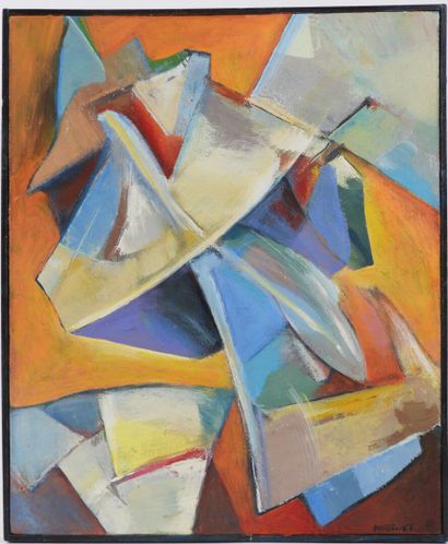 Jean-Luc ROBINET (20th century).
Composition.
Oil...
