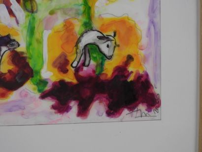 Pascale SEURIN (1958).
The Heifer, the Goat,...