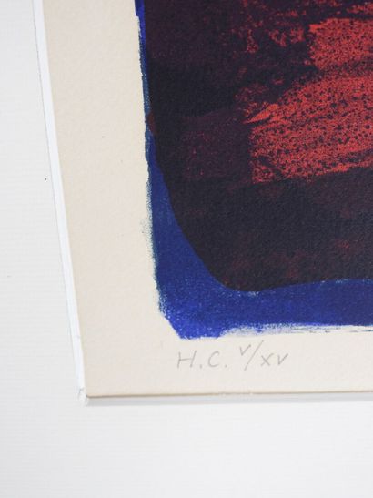 ZAO Wou-ki (1921-2013)
Sans titre.
Lithographie,...