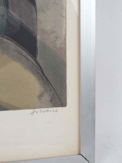 Camille HILAIRE (1916-2004).
Déshabillage.
Lithographie...