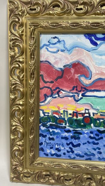 Armand BOUVIER (1913–1997).
Houseboat on...