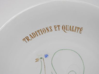 Jean COCTEAU (1889–1963), made in LIMOGES.
Rooster...