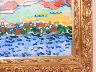 Armand BOUVIER (1913–1997).
Houseboat on...
