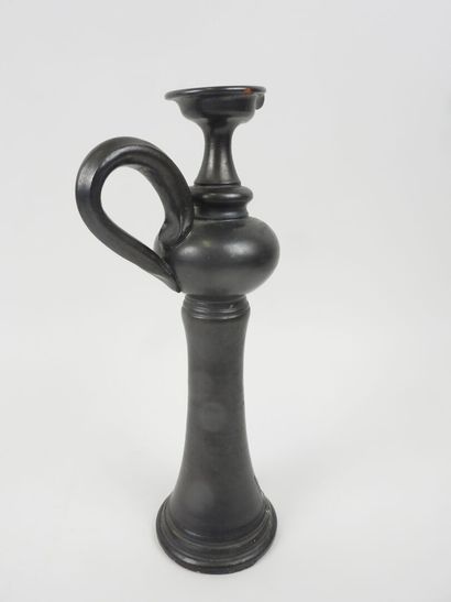 Jean MARAIS (1913–1998).
Black-glazed ceramic...