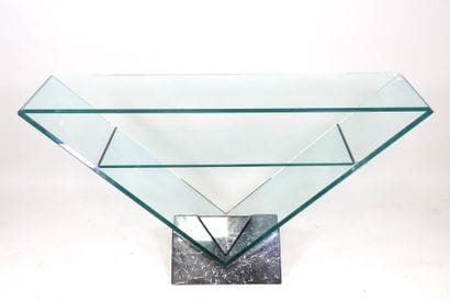 Maurice BARILONE (XX-XXIe) pour ROCHE BOBOIS.
Console...