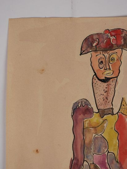 20th-Century School.
Figure.
Drawing and...