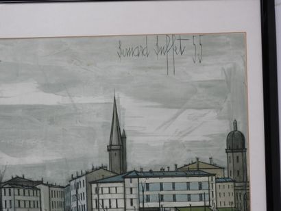 Bernard BUFFET (1928-1999), d'après.
Port...