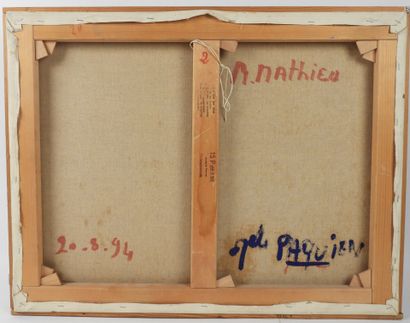 Marinette MATHIEU (1903–2002).
Abstract composition...