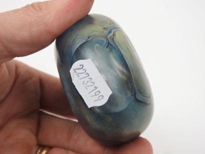 Small iridescent glass vase for a single...