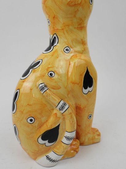 Emile GALLÉ (1846–1904), after.
Cat.
Yellow-glazed...