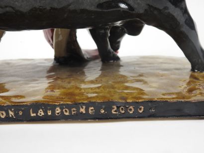 Guy BERNON (XXe), à La BORNE.
Le toréador.
Groupe...