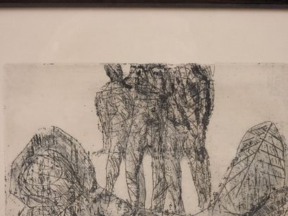 Jacques COLAS GUERIN ( né en 1927).
Nu et...