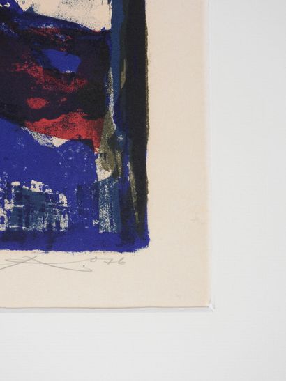 ZAO Wou-ki (1921-2013)
Sans titre.
Lithographie,...