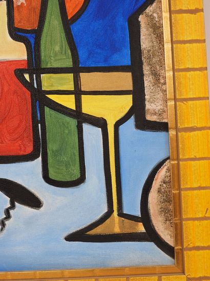 JEP (20th).
The Soul of Wine.
Oil and collage...