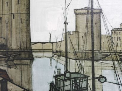 Bernard BUFFET (1928-1999), d'après.
Port...