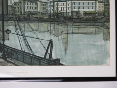 Bernard BUFFET (1928-1999), d'après.
Port...