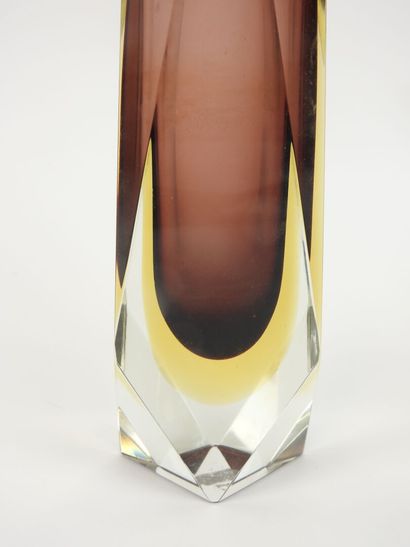 MURANO, 20th century.
Faceted 