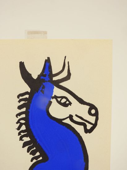 Alexandre CALDER (1898-1976).
L'âne tricolore,...
