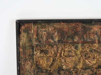 MANN (1959).
The Warriors.
Metal collage...