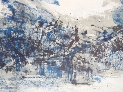 ZAO Wou-ki (1921-2013)
Sans titre.
Lithographie,...