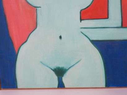 Michel GUERIN (20th).
Celadon Woman.
Oil...