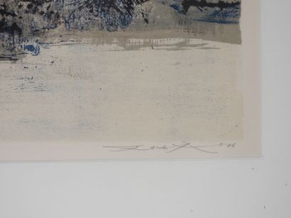 ZAO Wou-ki (1921-2013)
Sans titre.
Lithographie,...