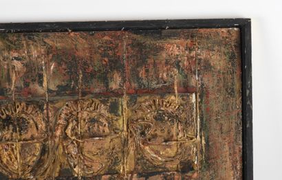 MANN (1959).
The Warriors.
Metal collage...