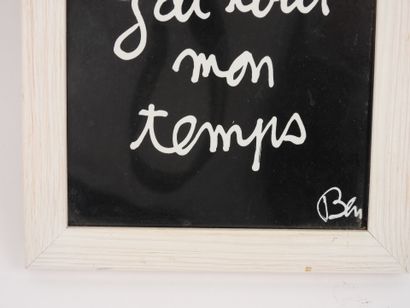 Benjamin VAUTIER dit BEN (1935-2024), d'après.
J'ai...