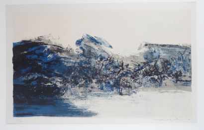 ZAO Wou-ki (1921-2013)
Sans titre.
Lithographie,...