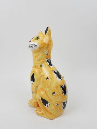 Emile GALLÉ (1846–1904), after.
Cat.
Yellow-glazed...