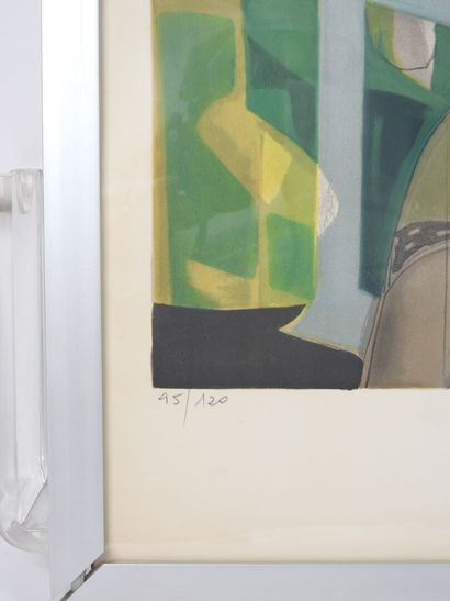 Camille HILAIRE (1916-2004).
Déshabillage.
Lithographie...