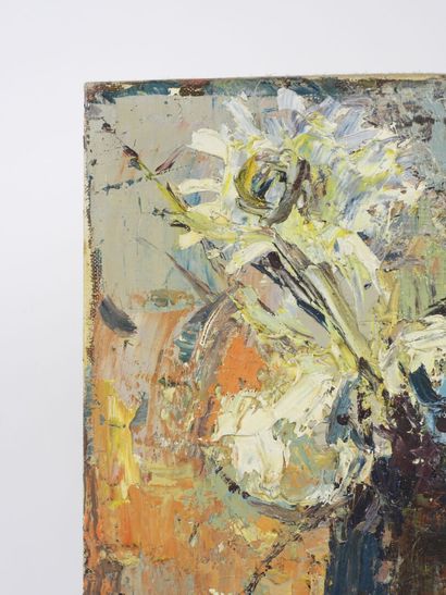 Marcel HAMSELL (1909–1985).
Bouquet of Flowers.
Oil...