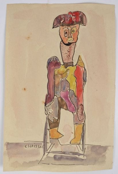 20th-Century School.
Figure.
Drawing and...