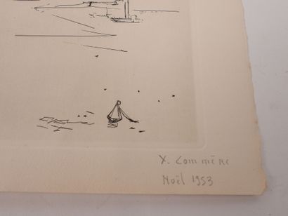 Yves-Jean COMMERE (1920-1986).
Bateaux à...