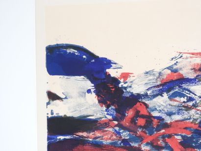 ZAO Wou-ki (1921-2013)
Sans titre.
Lithographie,...