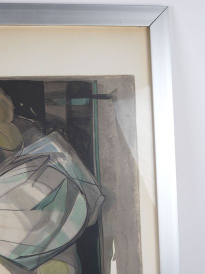 Camille HILAIRE (1916-2004).
Déshabillage.
Lithographie...