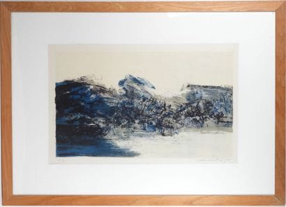 ZAO Wou-ki (1921-2013)
Sans titre.
Lithographie,...