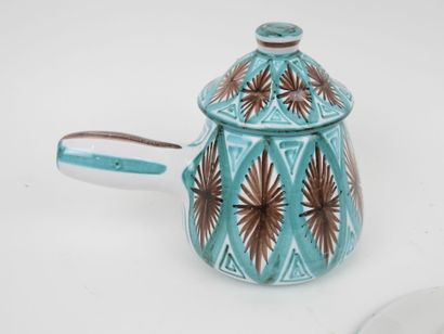 Robert PICAULT (1919-2000).
Assiette et poêlon...