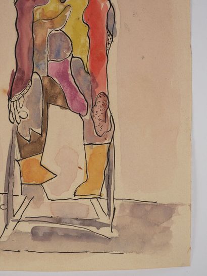 20th-Century School.
Figure.
Drawing and...