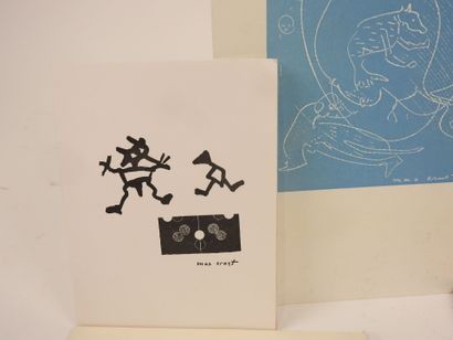 Max ERNST (1891-1976), d'après.
Cinq cartes...