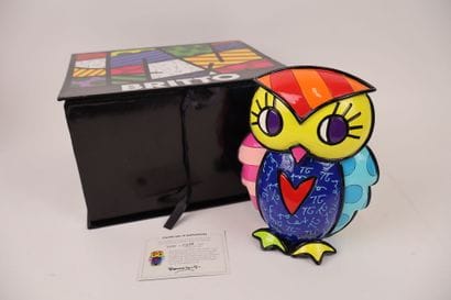 Romero BRITTO (né en 1963), édition GIFTCRAFT.
LOLA.
Sujet...