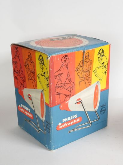Charlotte PERRIAND (1903-1999), pour PHILIPS.
Lampe...