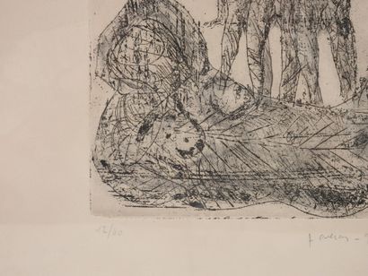Jacques COLAS GUERIN ( né en 1927).
Nu et...