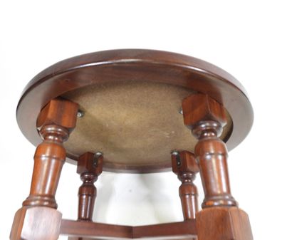 Table basse circulaire en bois, piètement...