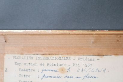 Kiyoshi HASEGAWA (1891-1980).
Graminées dans...