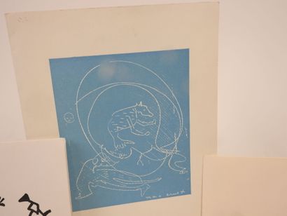 Max ERNST (1891-1976), d'après.
Cinq cartes...