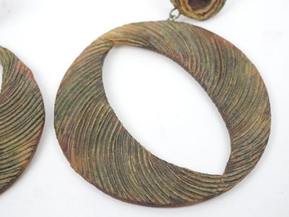 Line VAUTRIN (1913-1997), dans le goût de.
Paire...