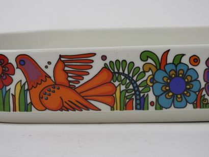 VILLEROY & BOCH.
Plat à anses et pot couvert...