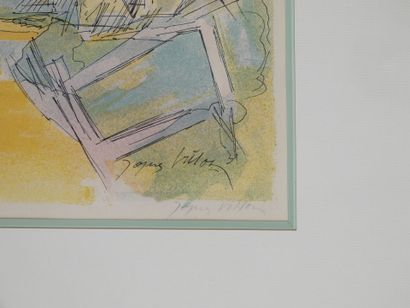 Jacques VILLON (1875-1963).
Maisons.
Lithographie...